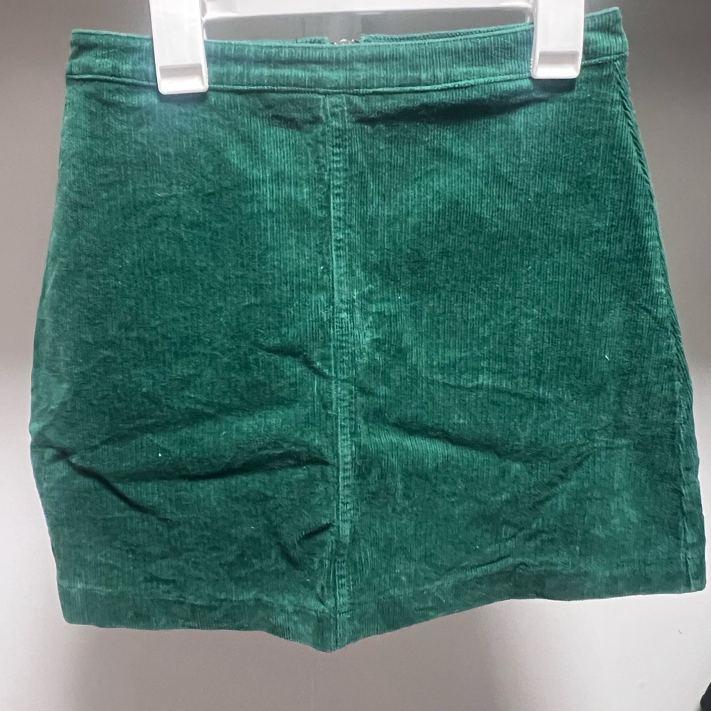small corduroy mini skirt